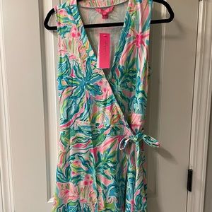Lily Pulitzer Rilla romper “one in a melon “ print.